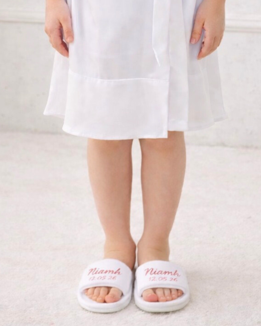 Luxury Communion Slippers - Personalised