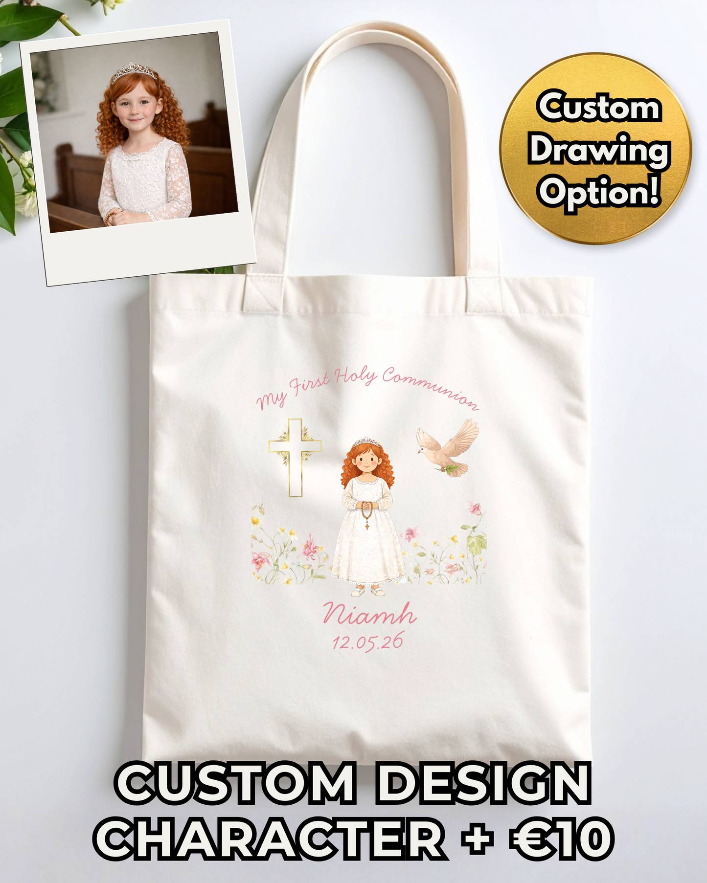 Communion Tote Bag - Personalised
