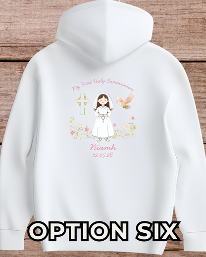 Girl’s Holy Communion Hoodie - Personalised