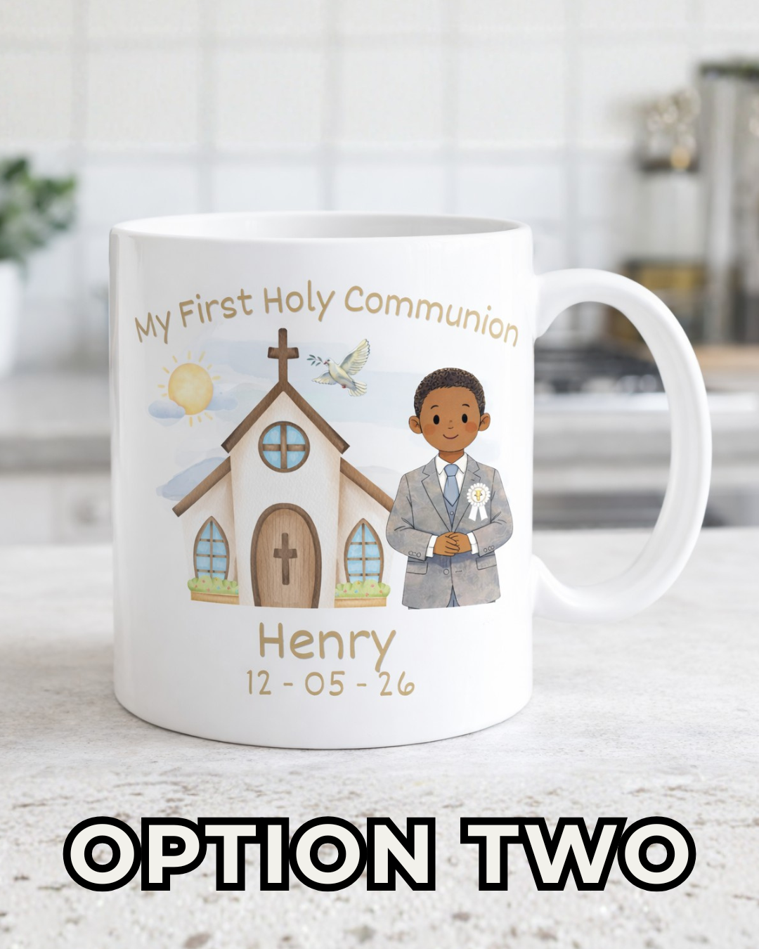 Boys Communion Mug - Custom