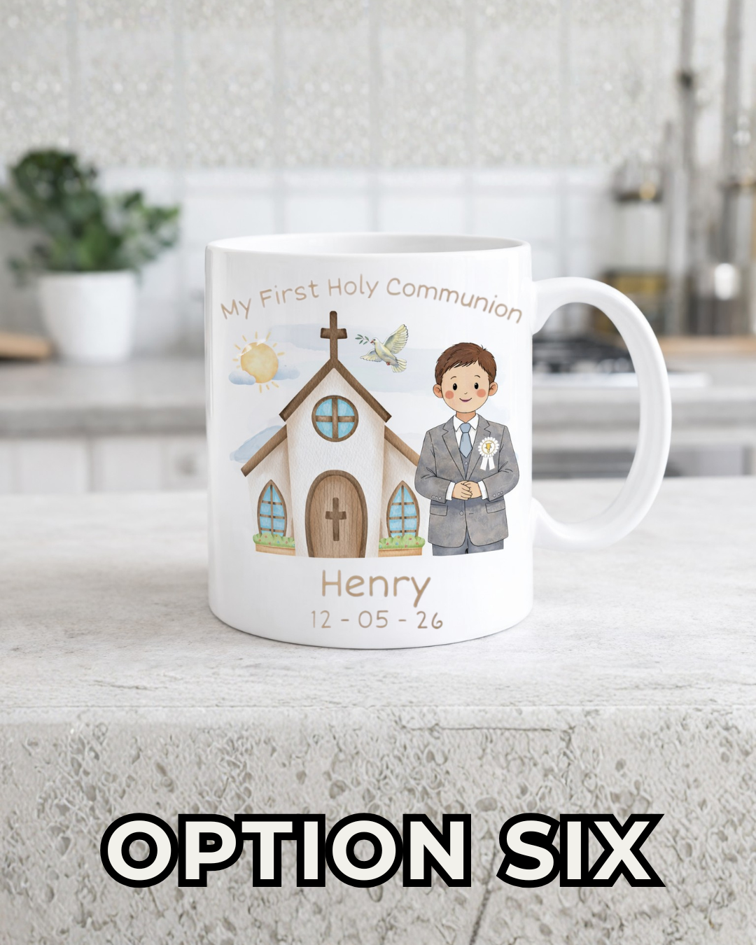 Boys Communion Mug - Custom