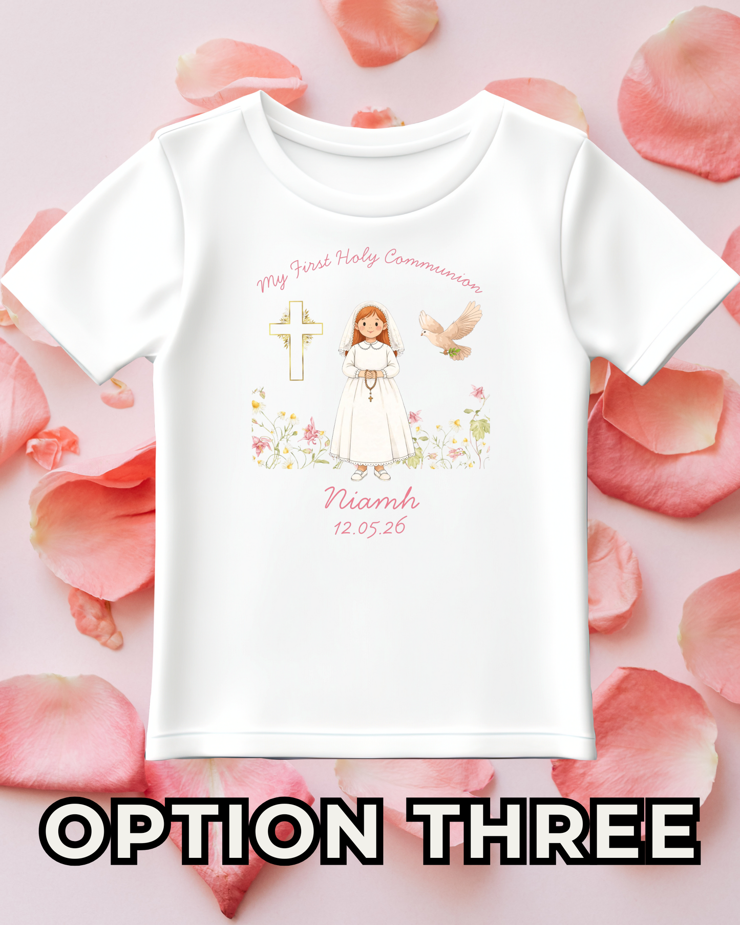 Girl’s Holy Communion T-Shirt - Custom Options