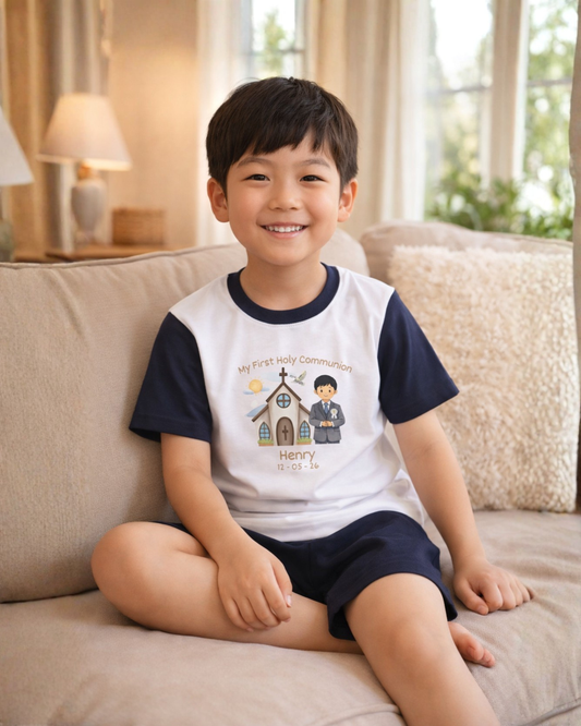 Boy’s Holy Communion Pyjamas - Personalised