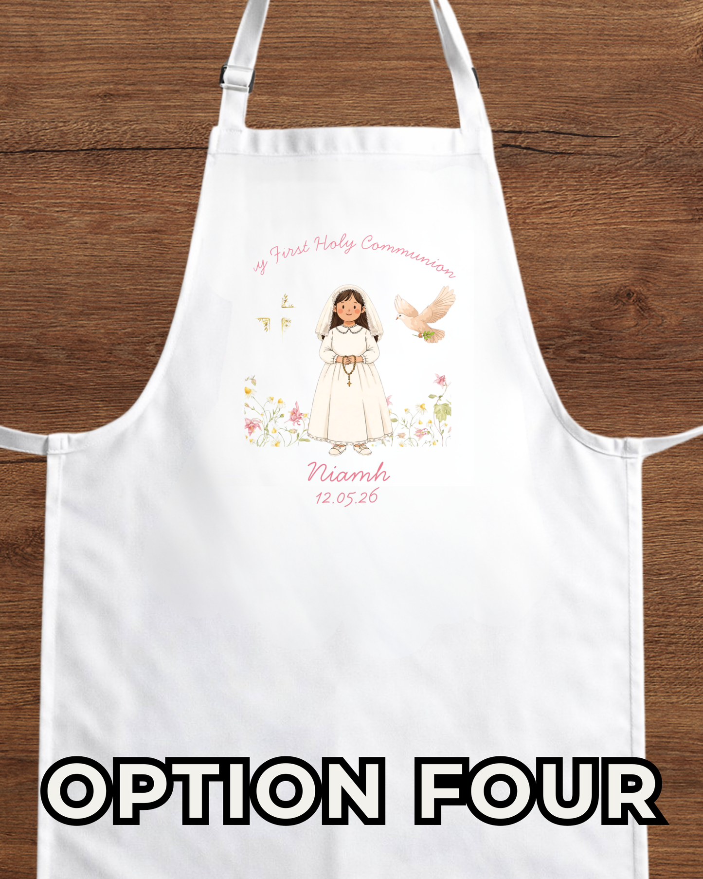 Custom Holy Communion Apron - Personalised