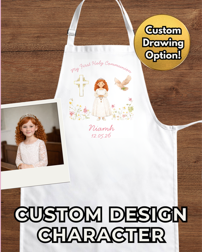 Custom Holy Communion Apron - Personalised