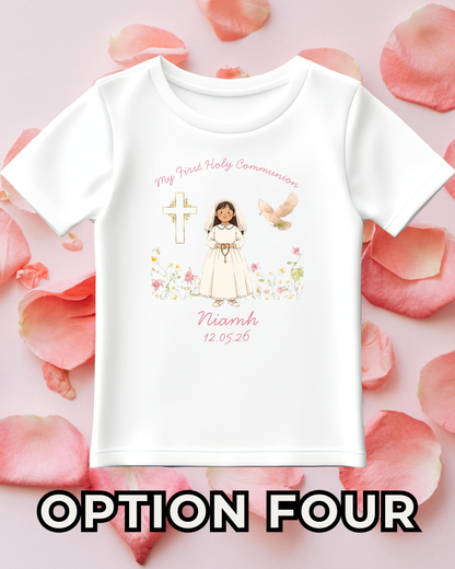 Girl’s Holy Communion T-Shirt - Custom Options