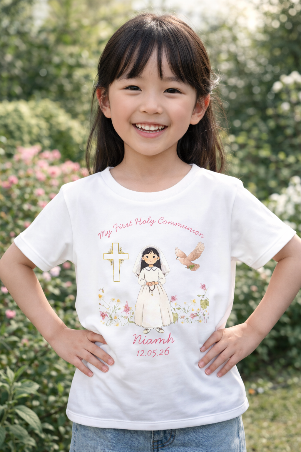 Girl’s Holy Communion T-Shirt - Custom Options