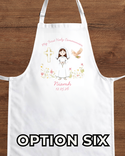 Custom Holy Communion Apron - Personalised