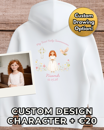 Girl’s Holy Communion Hoodie - Personalised