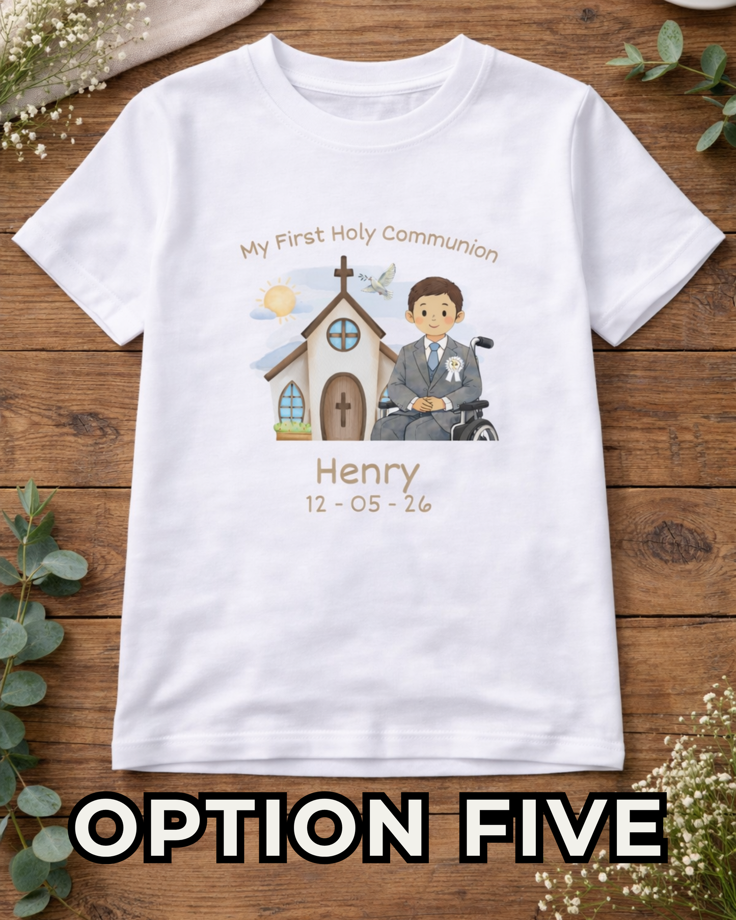 Boy’s Holy Communion T-Shirt - Custom Options