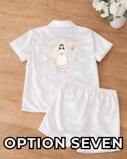 Satin Pyjamas - First Holy Communion Custom