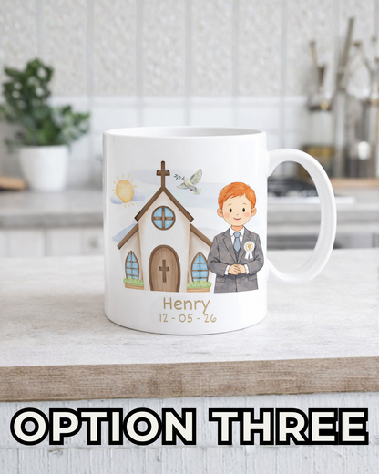 Boys Communion Mug - Custom