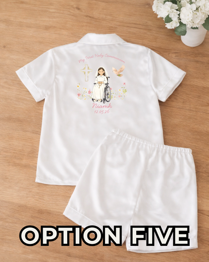 Satin Pyjamas - First Holy Communion Custom