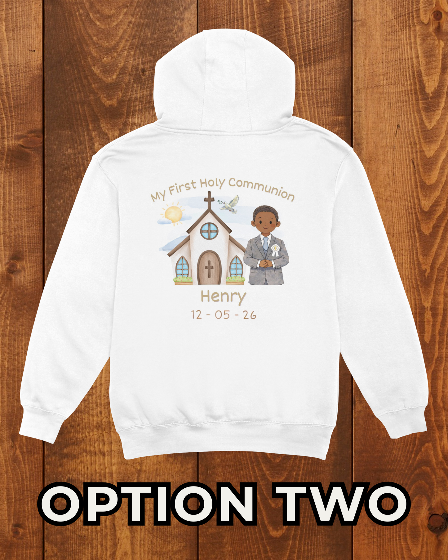 Boy’s Holy Communion Hoodie - Personalised