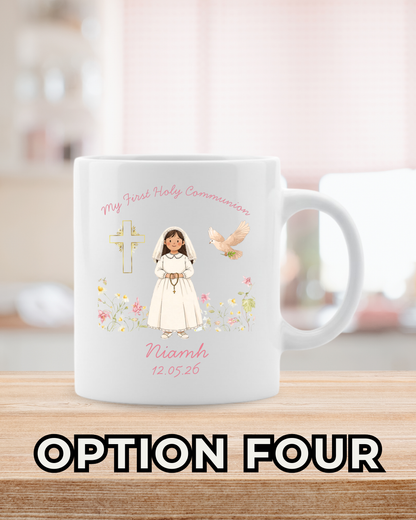 Girls Communion Mug - Custom