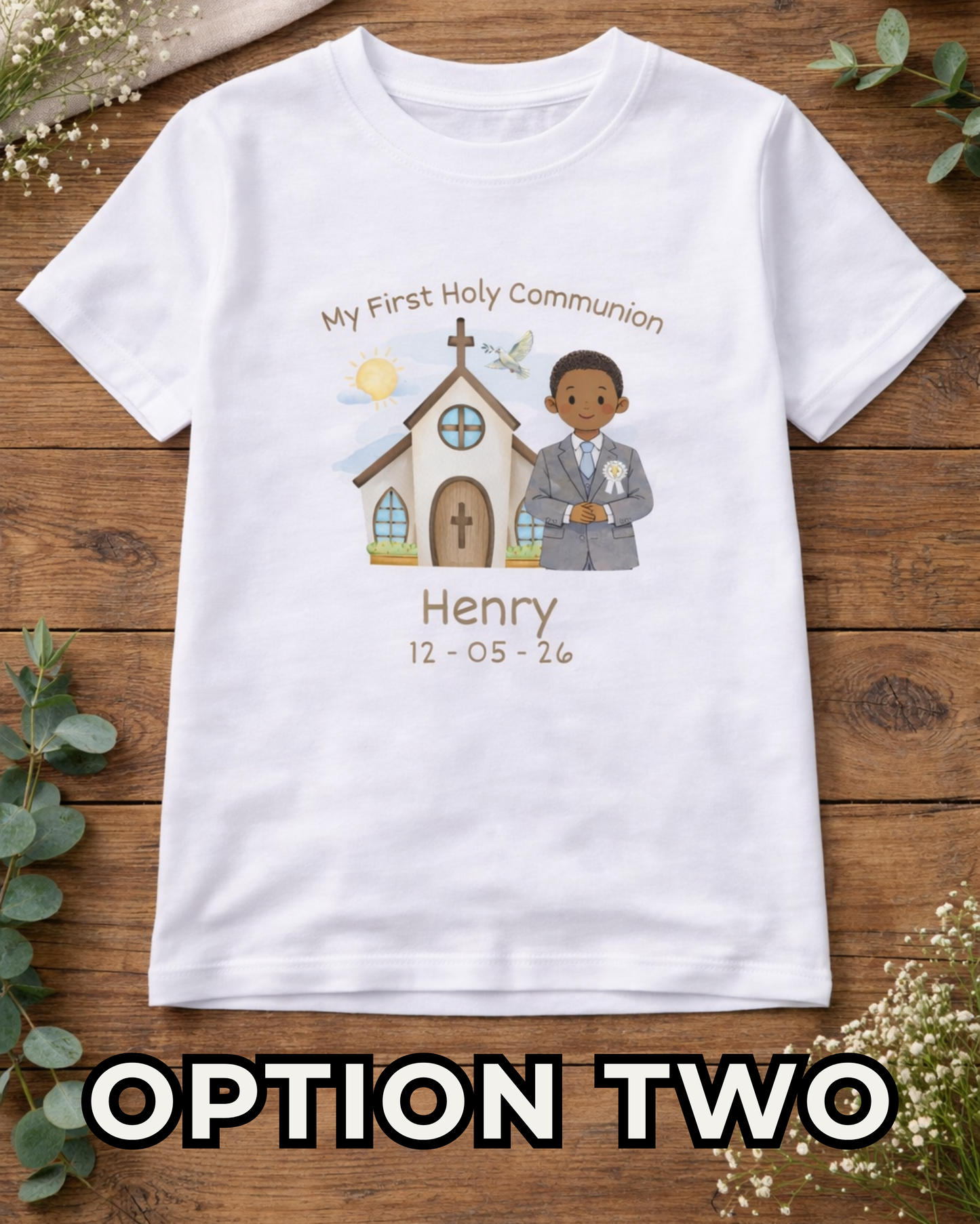 Boy’s Holy Communion T-Shirt - Custom Options