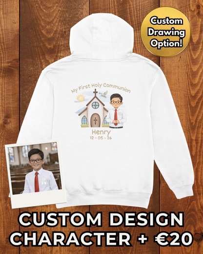Boy’s Holy Communion Hoodie - Personalised