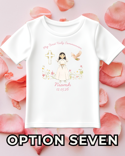 Girl’s Holy Communion T-Shirt - Custom Options