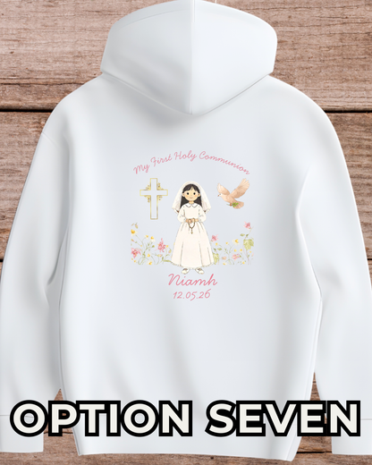 Girl’s Holy Communion Hoodie - Personalised