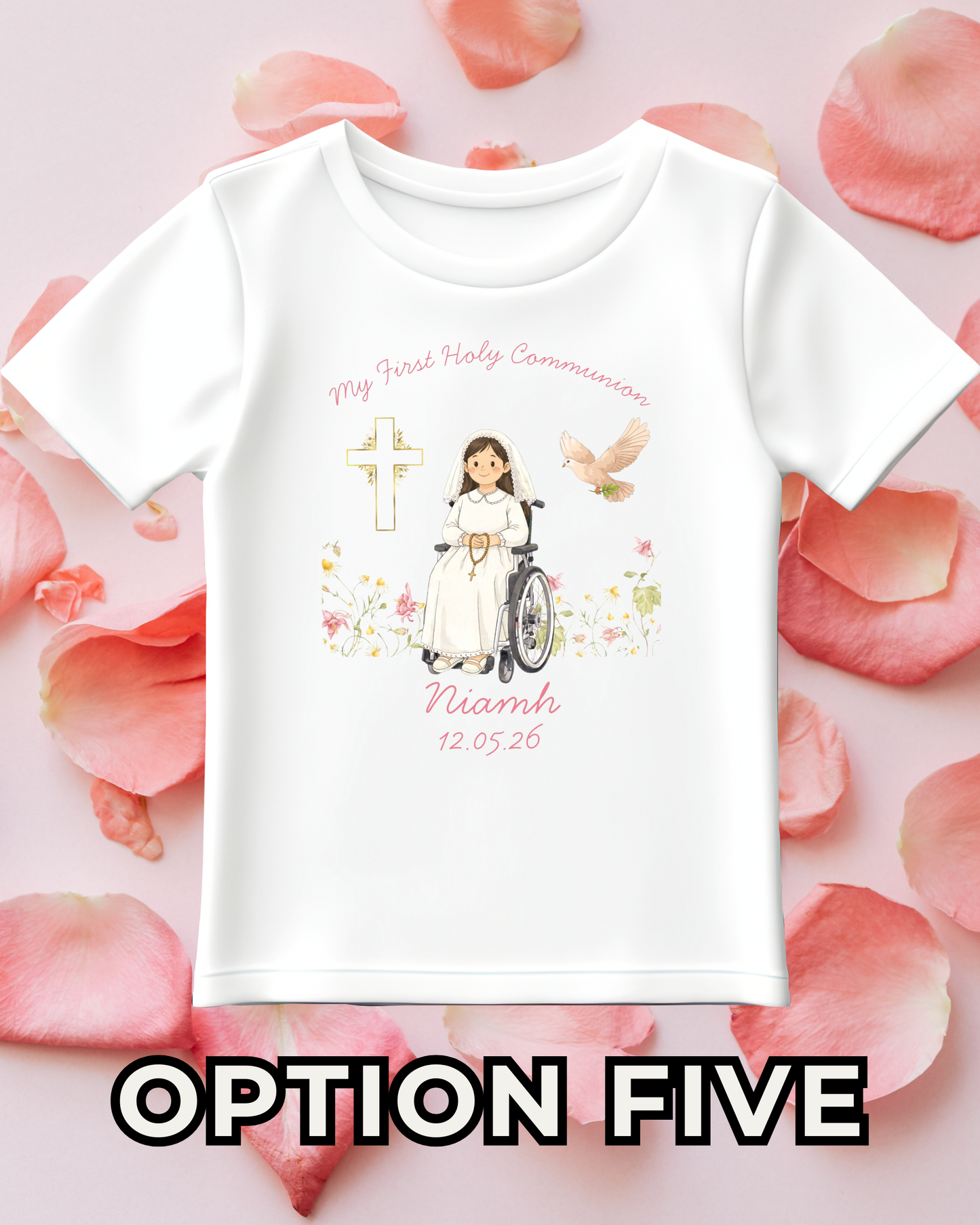Girl’s Holy Communion T-Shirt - Custom Options