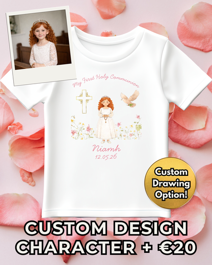 Girl’s Holy Communion T-Shirt - Custom Options