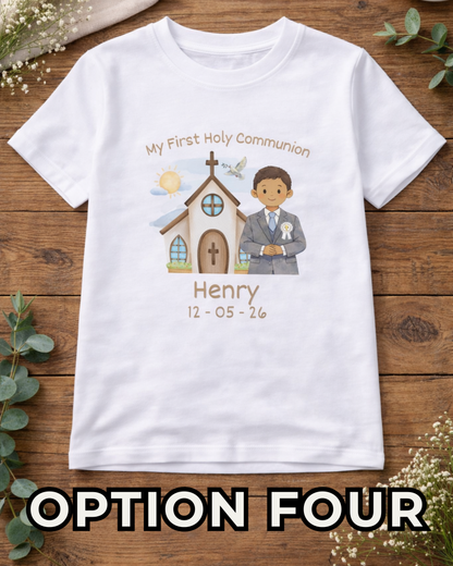 Boy’s Holy Communion T-Shirt - Custom Options