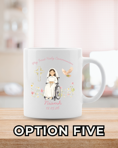 Girls Communion Mug - Custom