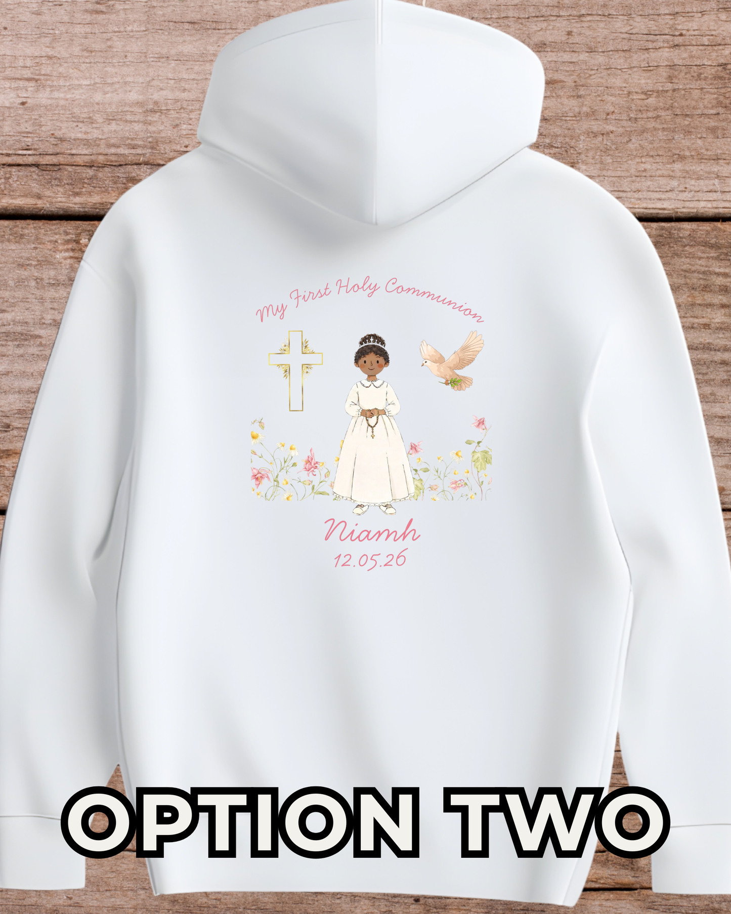 Girl’s Holy Communion Hoodie - Personalised