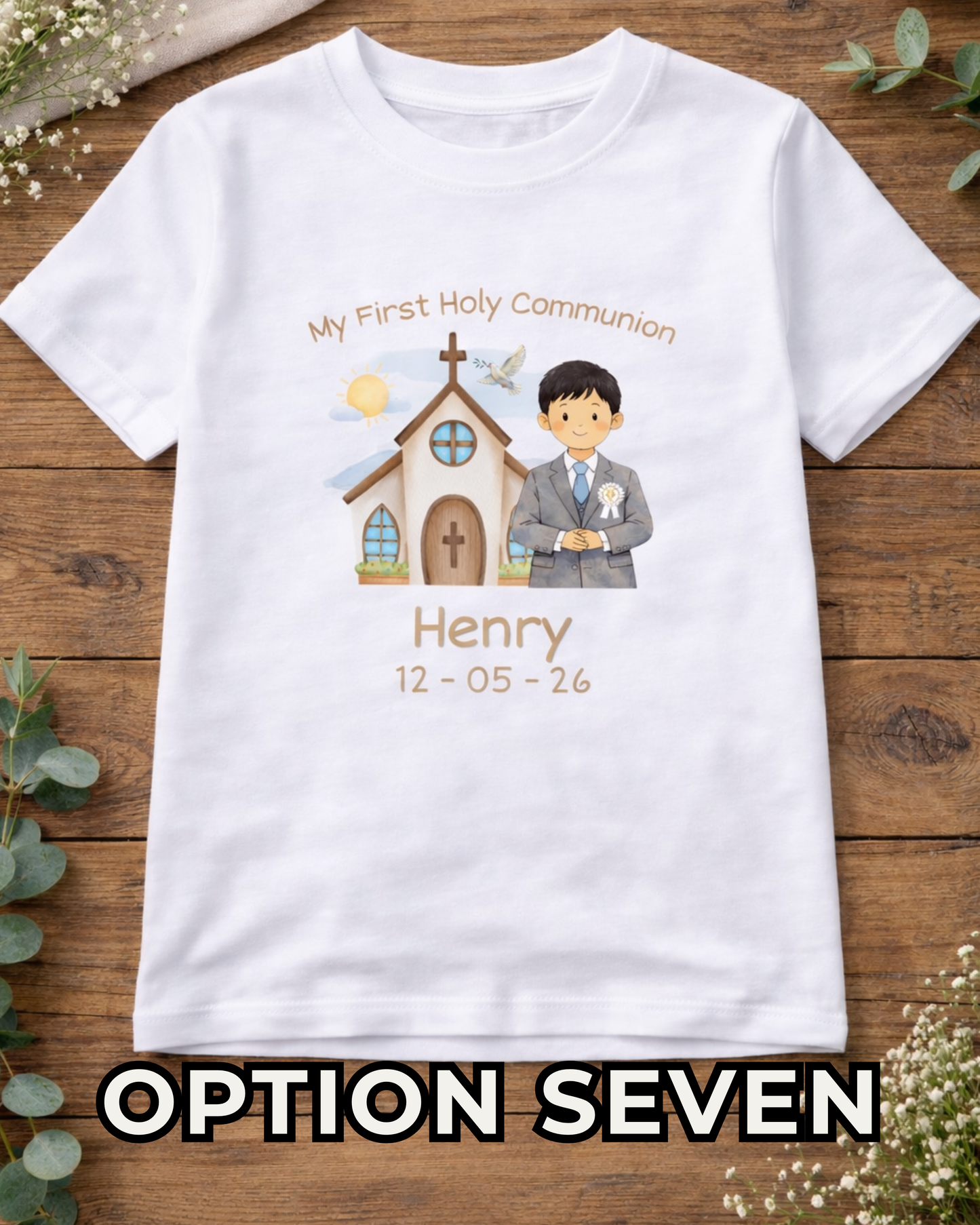 Boy’s Holy Communion T-Shirt - Custom Options