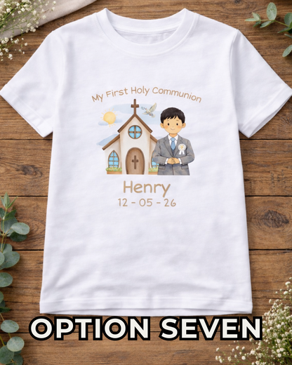 Boy’s Holy Communion T-Shirt - Custom Options