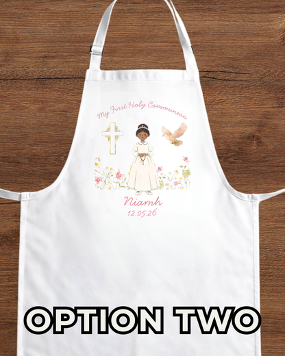 Custom Holy Communion Apron - Personalised