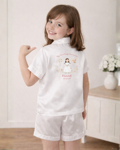 Satin Pyjamas - First Holy Communion Custom