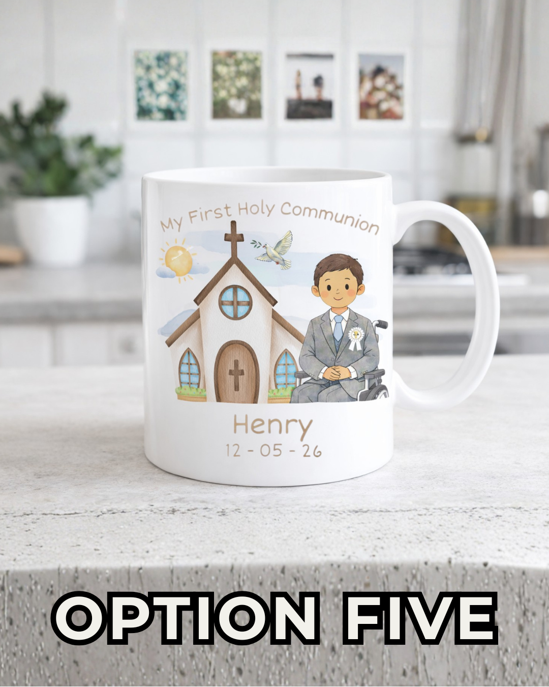 Boys Communion Mug - Custom