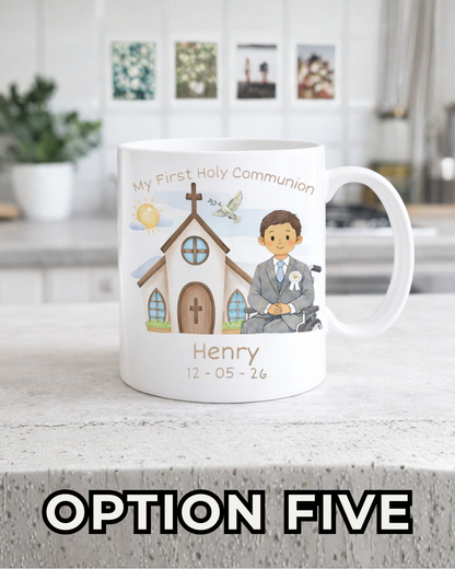 Boys Communion Mug - Custom