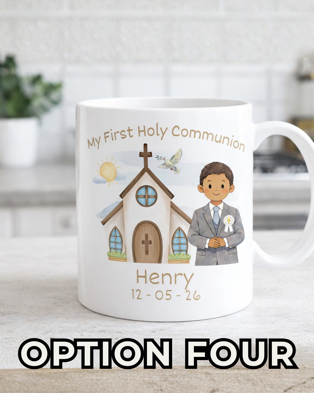 Boys Communion Mug - Custom