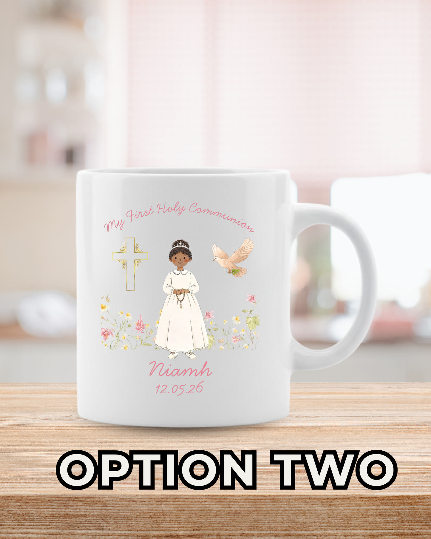 Girls Communion Mug - Custom
