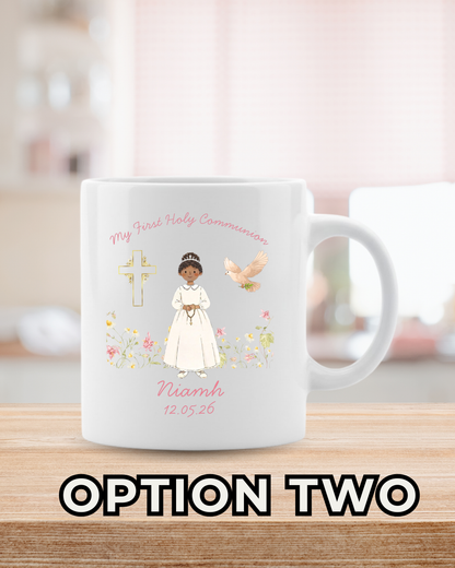 Girls Communion Mug - Custom