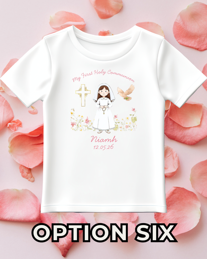 Girl’s Holy Communion T-Shirt - Custom Options