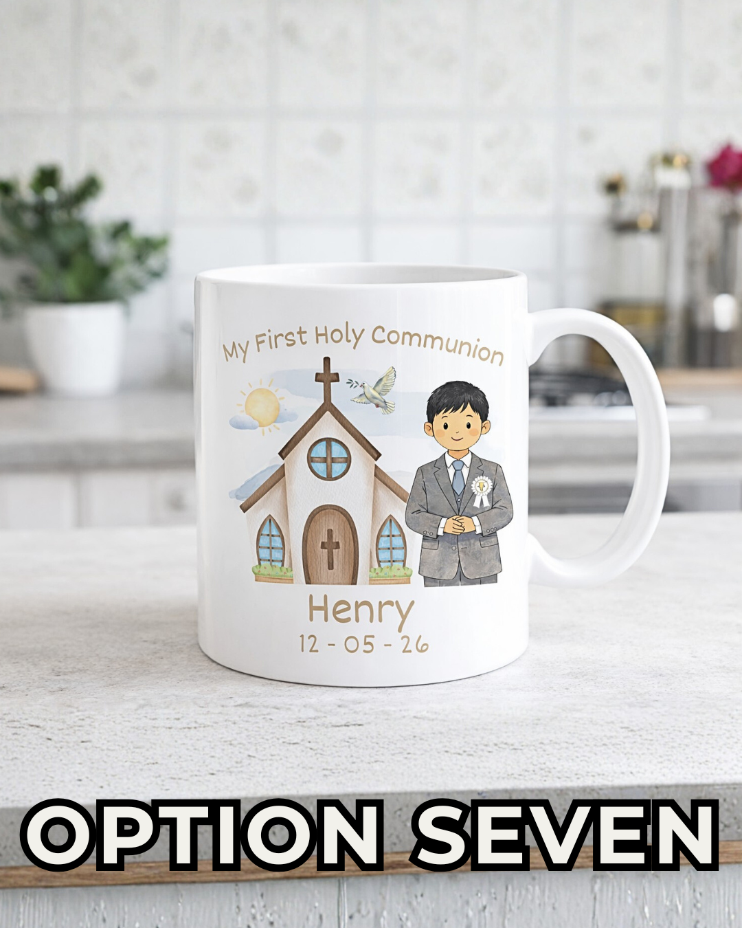 Boys Communion Mug - Custom
