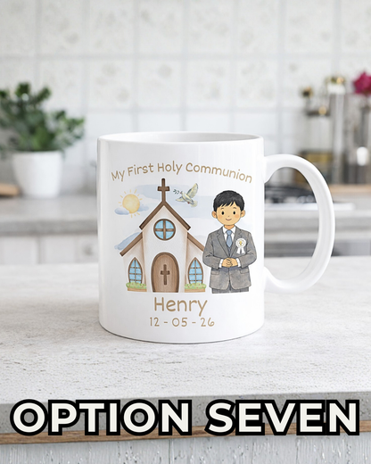 Boys Communion Mug - Custom