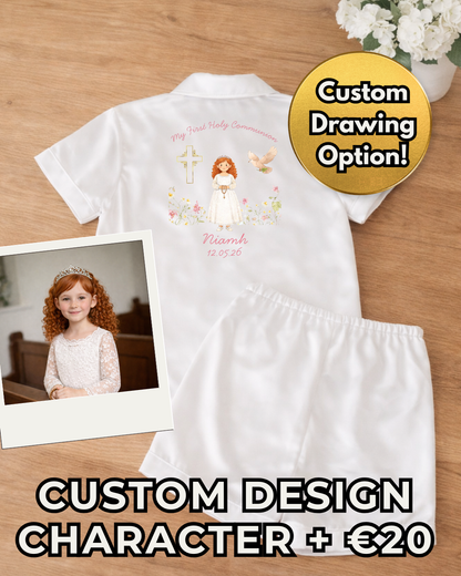Satin Pyjamas - First Holy Communion Custom