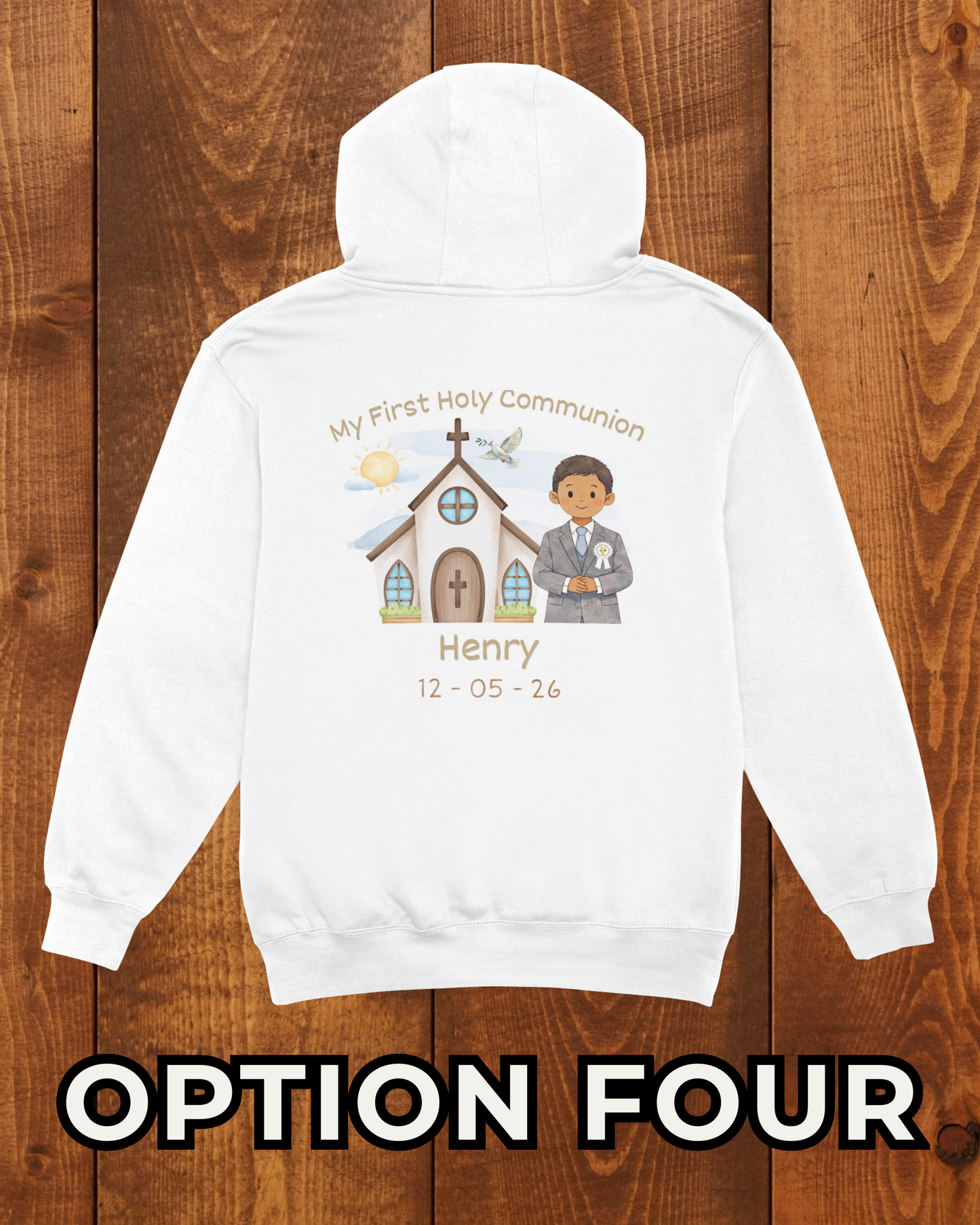 Boy’s Holy Communion Hoodie - Personalised