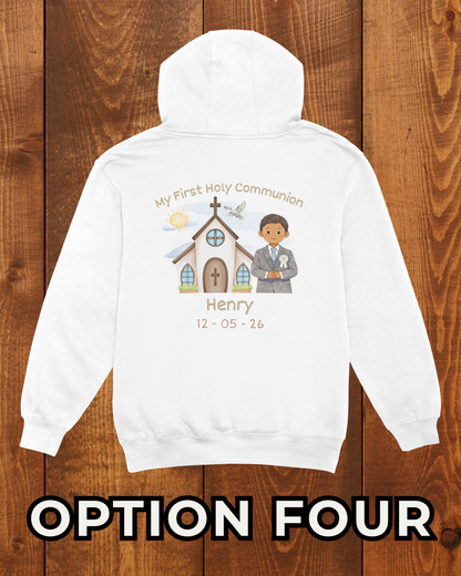 Boy’s Holy Communion Hoodie - Personalised
