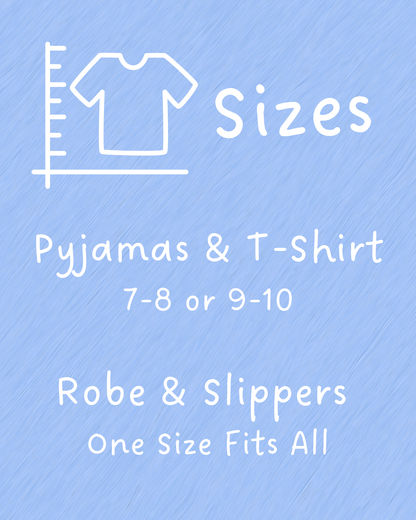 Boys Deluxe First Holy Communion Gift Box – Personalised Bundle with Pyjamas, Robe, Slippers & More