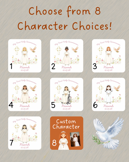 Girls Satin Bundle First Holy Communion Gift Box – Personalised Luxury Gifts