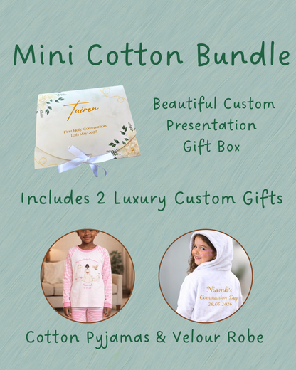 Girls Cotton Bundle First Holy Communion Gift Box – Personalised Luxury Gifts